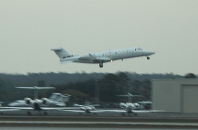 Learjet 45 (N750CR) - Taking Off at RSW on 02/11/2011