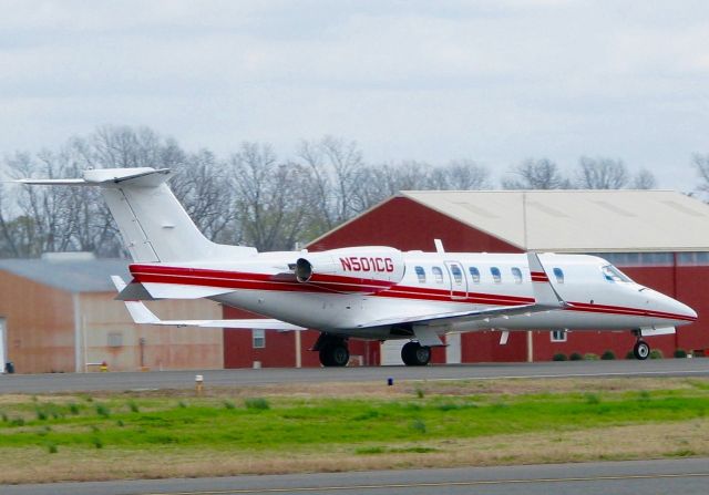 Learjet 45 (N501CG) - At Downtown Shreveport.