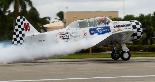 N4269Q — - Smokey take off.