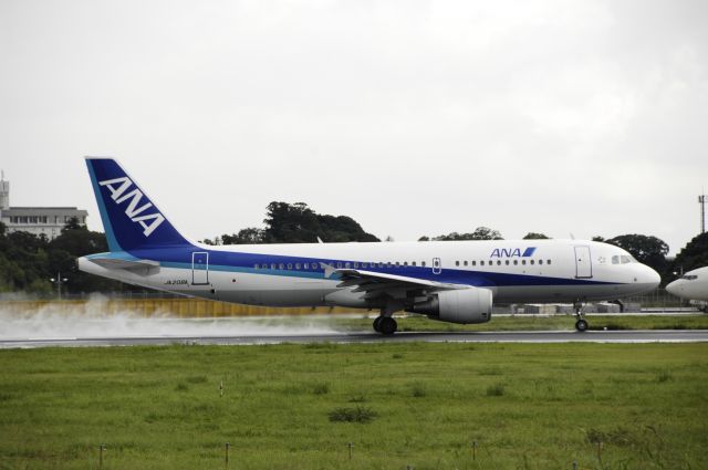 Airbus A320 (JA208A) - Departure at Narita Intl Airport Rnwy16R on 2012/08/18