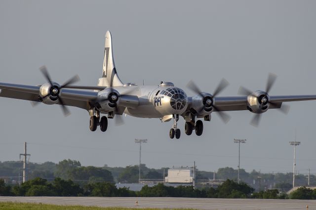 Boeing B-29 Superfortress (N529B) - The legendary B-29 Superfortress of the Commemorative Air Force, FiFi, is seen here being put through it's paces at Fort Worth's Alliance Airport in order to get the crew recurrent.