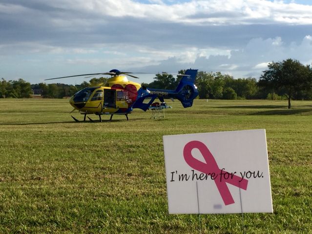 Eurocopter EC-635 (N332PH) - Breast Cancer Awareness Walk Victoria, TX