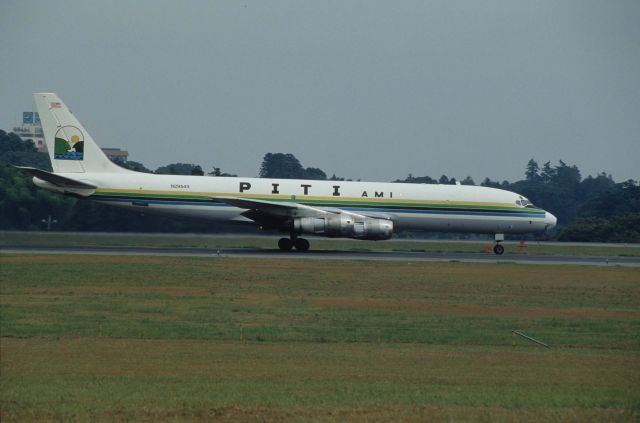 McDonnell Douglas Jet Trader (N29594) - Departure at Narita Intl Airport Rwy16 on 1992/09/13