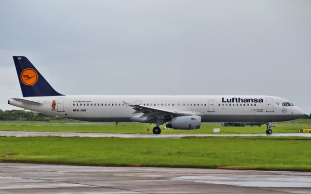 Airbus A321 (D-AIRY) - lufthansa a-321-100 d-airy die maus doing flight tests at shannon 21/5/14.