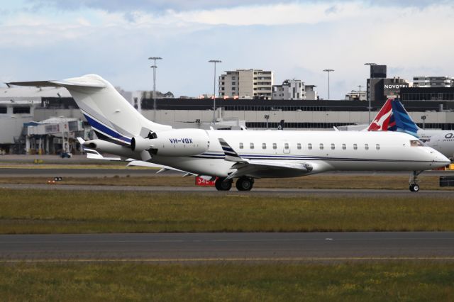 Bombardier Global Express (VH-VGX) - on 11 August 2019