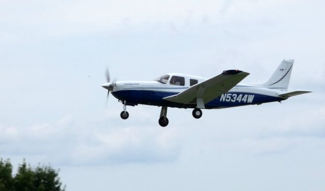 Piper Saratoga/Lance (N5344W) - On departure is this Piper Saratoga/Lance in the Summer of 2018.