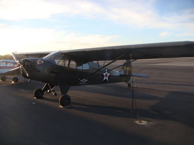 Piper NE Cub (N35786) - Piper J-5A Cub Cruiser  Commemorative Airforce    35TH Cable Airport Air Show January, 10th 2009