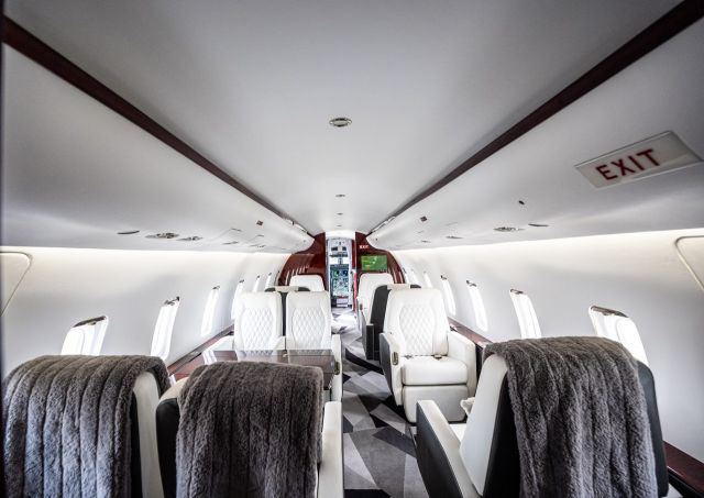 Canadair Regional Jet CRJ-200 (N510SJ) - Interior - forward cabin looking forward
