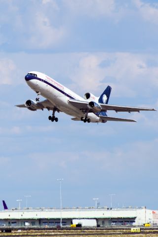 Lockheed L-1011 TriStar (N910TE) - N910TE flies again after a 16 year rest in the hot desert of Tucson 7/15/2017