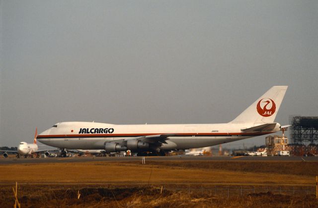 Boeing 747-200 (JA8151) - Departure at Narita Intl Airport Rwy34 on 1988/02/11