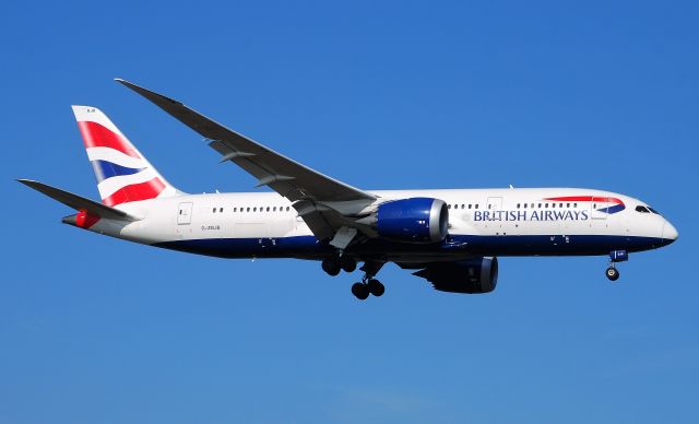 Boeing 787-8 (G-ZBJB) - Taken from the threshold of 29L