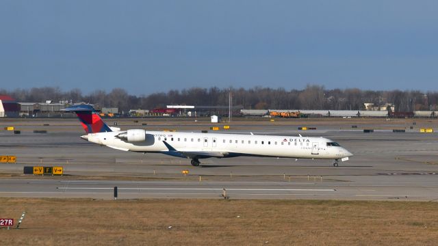 Canadair Regional Jet CRJ-900 (N313PQ) - Delta Connection Bombardier CRJ-900LR N313PQ in Detroit 