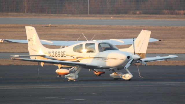 Cirrus SR-22 (N369SE) - Tied down on ramp at FTY on 02/15/2011