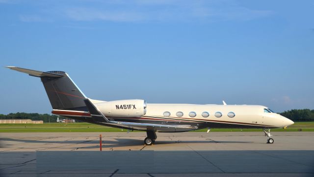 Gulfstream Aerospace Gulfstream IV (LXJ451) - N451FX/LXJ451 seen at Cuyahoga County Airport. Delivery date 6/23/15. Please look for more photos on OPShots.net