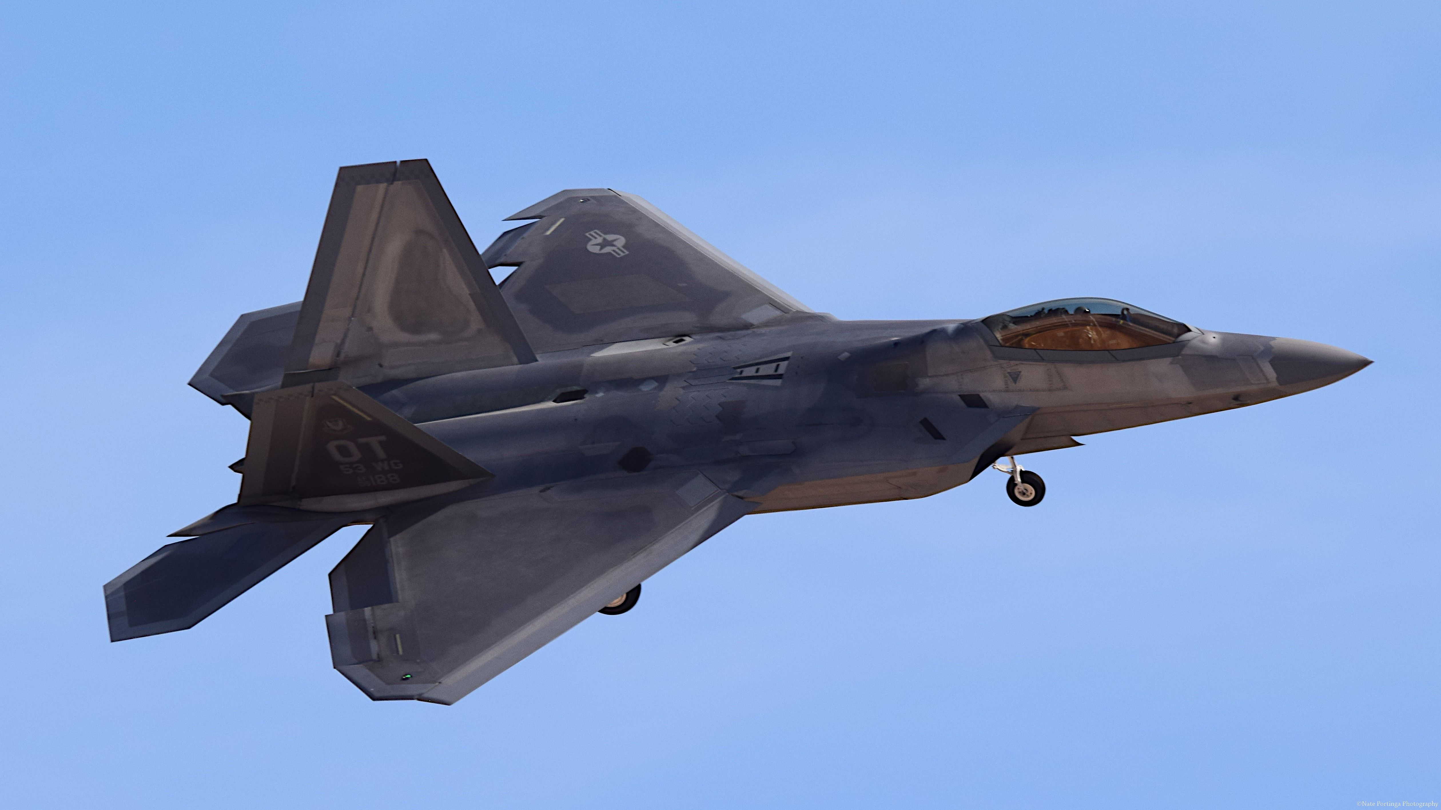 Lockheed F-22 Raptor — - F22 recovery at Nellis AFB.