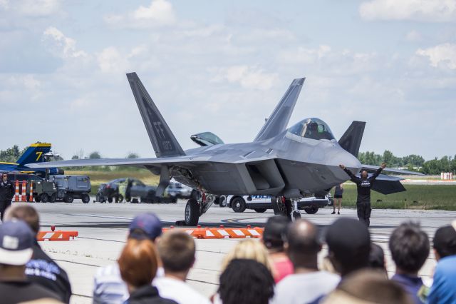 Lockheed F-22 Raptor — - F-22 Raptor at the Dayton Airshow.