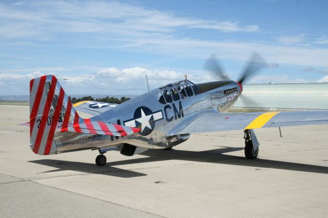 North American P-51 Mustang (NL251MX) - Collings Foundation visit to Moffett Federal Airfield 2010.