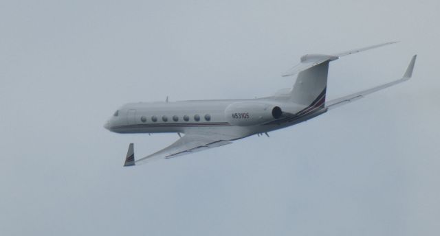 Gulfstream Aerospace Gulfstream V (N531QS) - Shortly after departure is this 2006 Gulfstream 550 in the Summer of 2020.