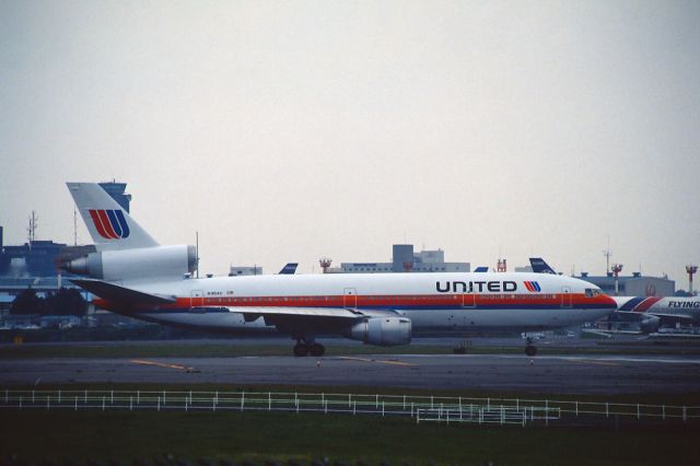 McDonnell Douglas DC-10 (N1854U) - Departure at Narita Intl Airport Rwy16 on 1989/04/23