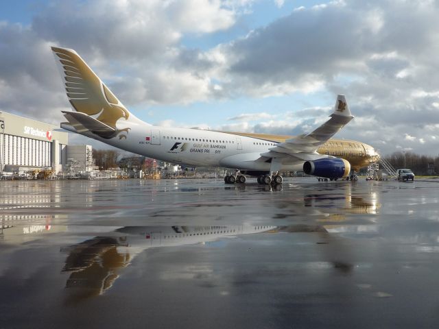 Airbus A330-300 (A9C-KF) - Gulf Air A330-300 with special F1 livery at Zürich LSZH.