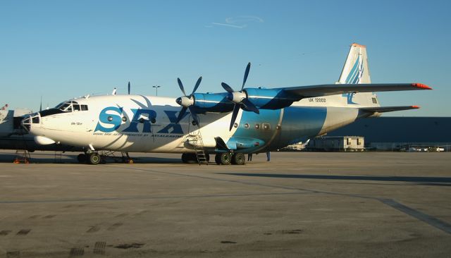 Antonov An-12 (UK-12002) - Rare visitor.