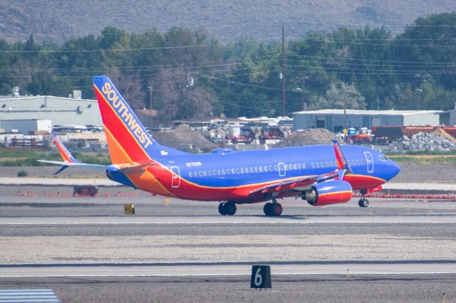 Boeing 737-700 (N7752B) - SWA2353 - RNO-DEN - August 24, 2020