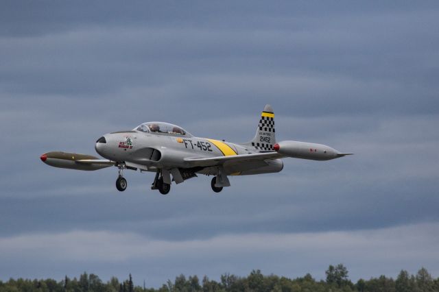 Lockheed T-33 Shooting Star (N133HH) - Lockheed T-33 Shooting Star (N133HH, 21452) at Arctic Thunder Airshow, July 31, 2016