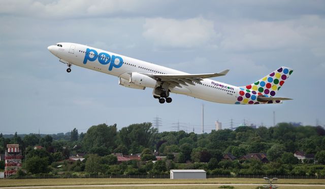 Airbus A330-300 (9H-POP) - During take off at DUS/ EDDL, 06. jun 2022