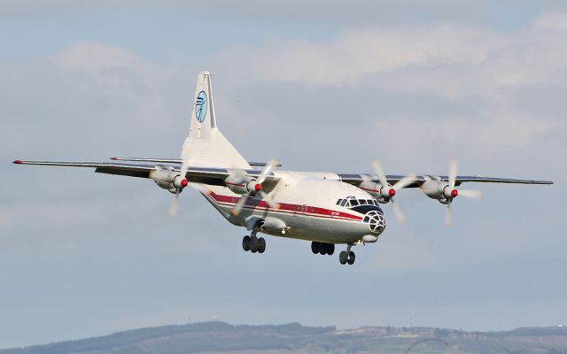 Antonov An-12 (UR-CAK) - ukraine air alliance an-12bp ur-cak landing at shannon from deauville this evening 6/5/18.