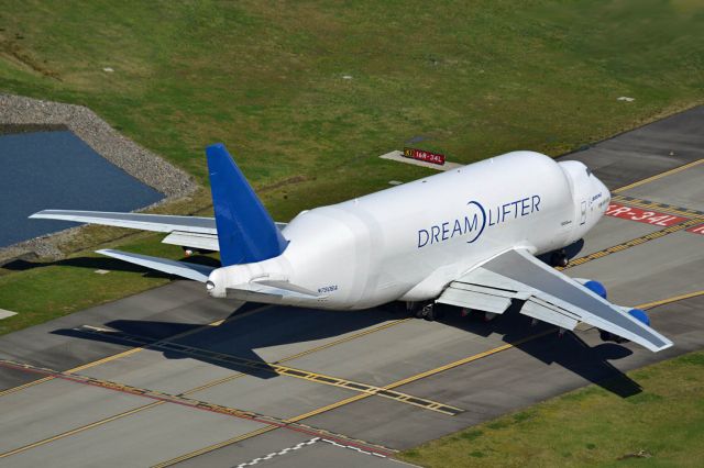 Boeing 747-400 (N780BA) - A few hours after this photo was taken, she was flown to PDX for painting.