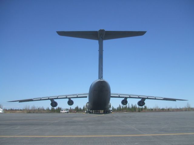 Lockheed C-5 Galaxy — - On the Ramp at Goose Airport Lab.