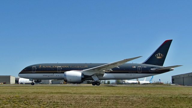 Boeing 787-8 (JY-BAA) - First ever taxi test for this 787 the 1st for Royal Jordanian