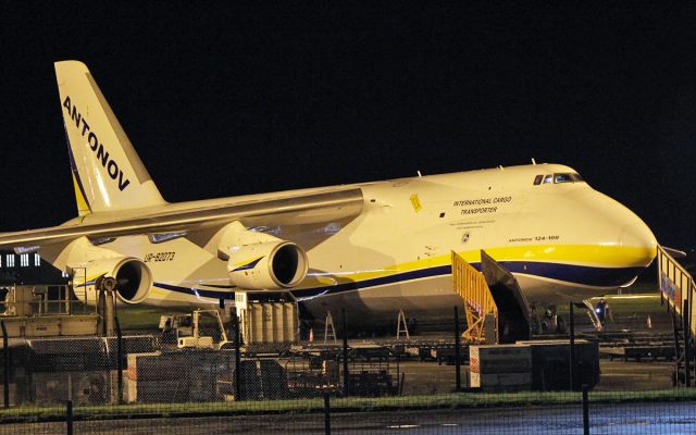 Antonov An-124 Ruslan (UR-82073) - adb an-124-100 ur-82073 at shannon tonight after arriving from ljubljana in slovenia 12/10/17.