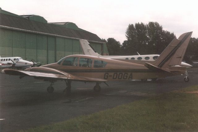 Grumman GA-7 Cougar (G-OOGA) - Seen here in Aug-88.br /br /Registration cancelled 11-Sep-12 as permanently withdrawn from use.