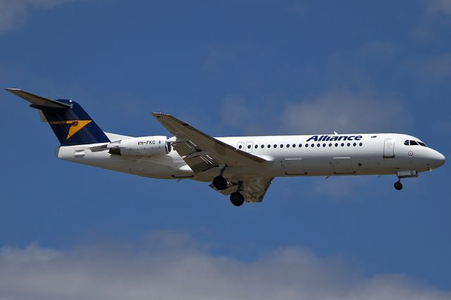 Fokker 100 (VH-FKG) - on 20 November 2017