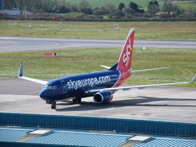 Boeing 737-700 (OM-NGM) - OM-NGM BOEING 737-76N   CN 34758/2266 AT EICK ON THE   22-03-2008 EX HA LKM CORK AIRPORT IRELAND