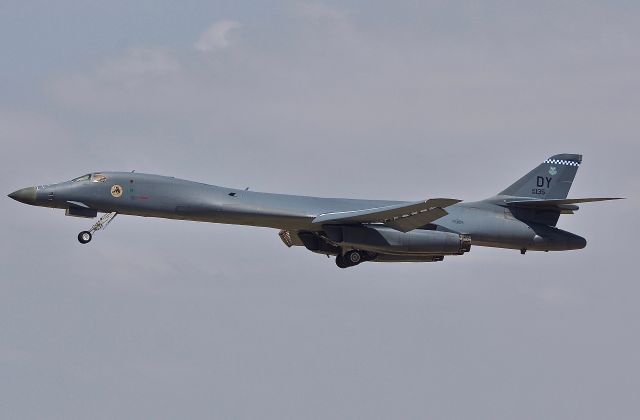 Rockwell Lancer (N86135) - One of two Lancers departing during the 2018 Dyess Big Country Air & Space Expo (please view in "Full" for best image quality)