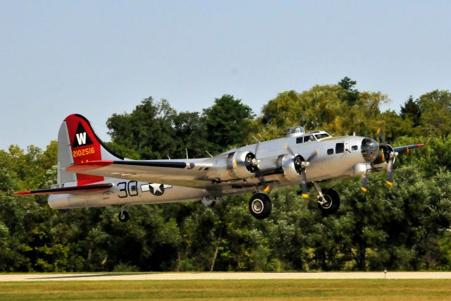 Boeing B-17 Flying Fortress (N5017N) - Wings Over Waukesha, WI Airshow.