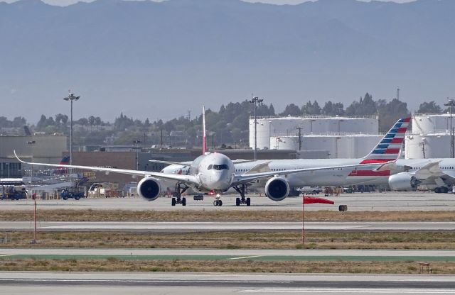 Airbus A350-900 (HL7578) - New entry in database. New service to LAX. Caught May 5, 2018