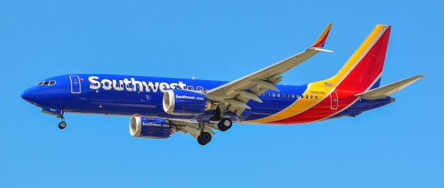 Boeing 737 MAX 8 (N8808Q) - N8808Q Southwest Airlines 2021 Boeing 737-8 MAX s/n 65440 - Las Vegas -  Harry Reid International Airport (KLAS)br /USA - Nevada August 18, 2021br /Photo: Tomás Del Coro br /SunSet Park