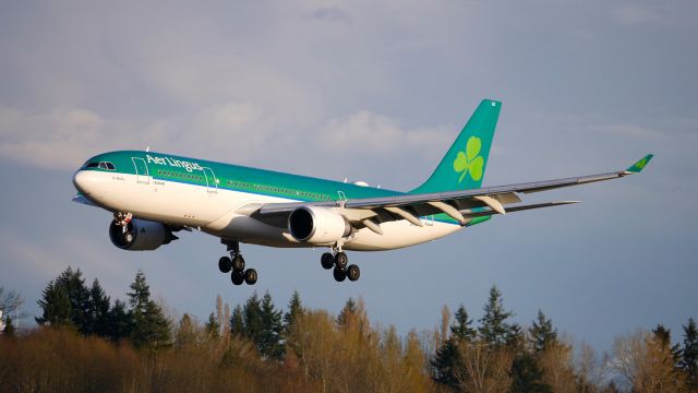 Airbus A330-200 (EI-LAX) - EIN143 from DUB to SEA on final to Rwy 34R on 3.28.19. (A330-202 / msn 0269). 