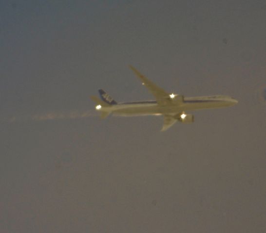 Boeing 777-200 — - All NIPPON 1 Washington Dulles to Narita flying south of Cleveland 30,000 ft