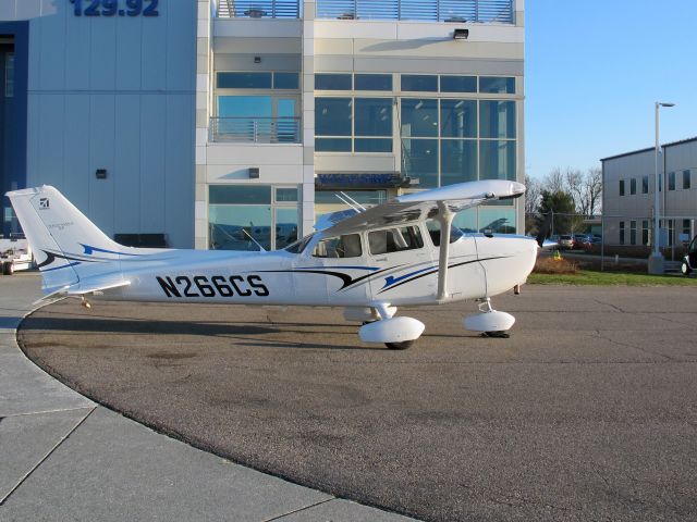 Cessna Skyhawk (N266CS) - A ferry flight to Berlin, Germany. Note the ferry tank in the cabin. Best of luck and safe travels!