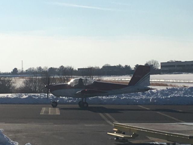 Vans RV-12 (N57RD) - N57RD (RV12) arriving at Wings Field (KLOM)br /Photo Date: February 21, 2021