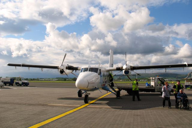 De Havilland Canada Twin Otter (G-BVVK) - Flybe De Havilland Canada DHC-6-300 Twin Otter G-BVVK in Glasgow International Airport