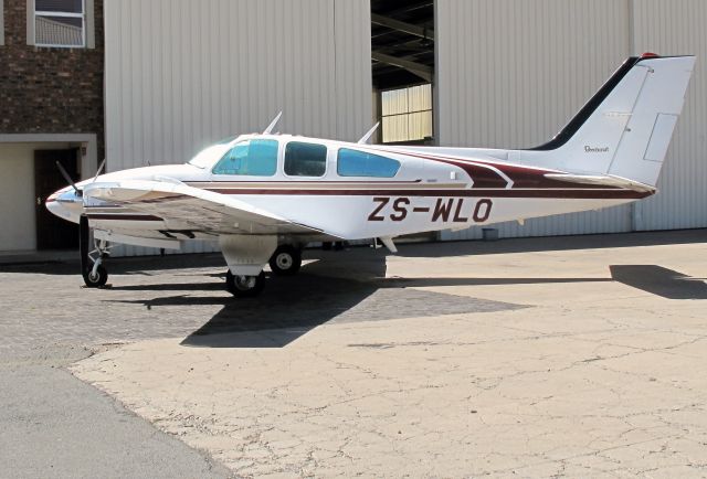 Beechcraft Baron (58) (ZS-WLO)