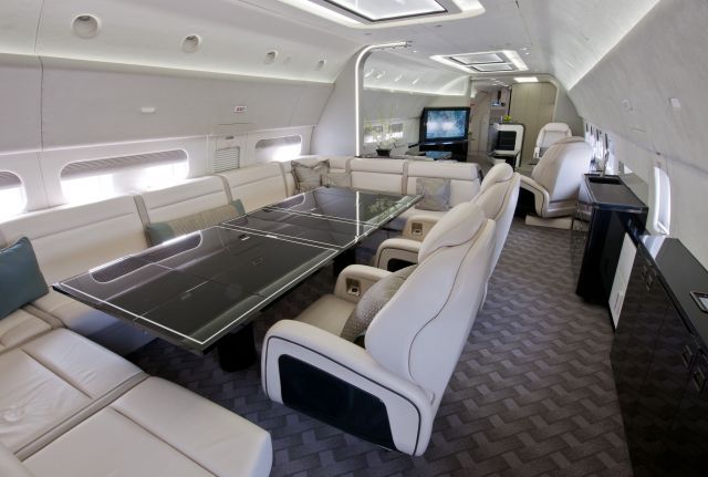 Boeing 737-800 — - Boeing Unveils BBJ with Luxury Interior and New High-Speed Digital System at ABACE 2012