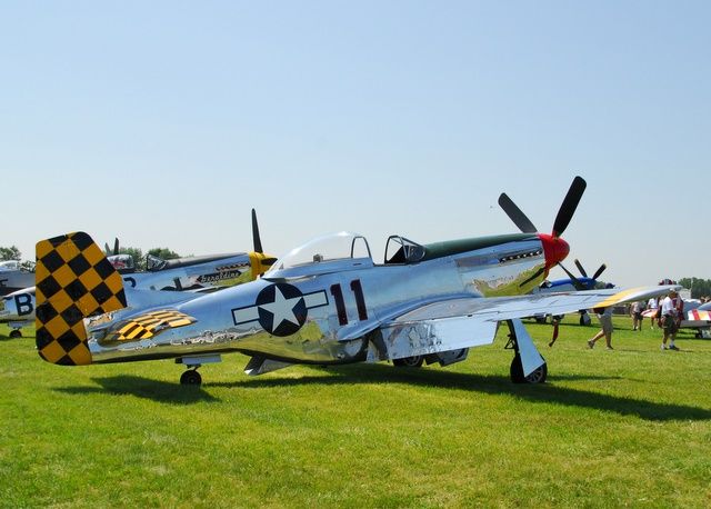 North American P-51 Mustang — - Parked in Warbird Section.