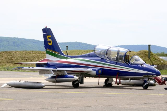 APJ54505 — - Frecce Tricolori at Meeting de lAir 2015, in 1600px.