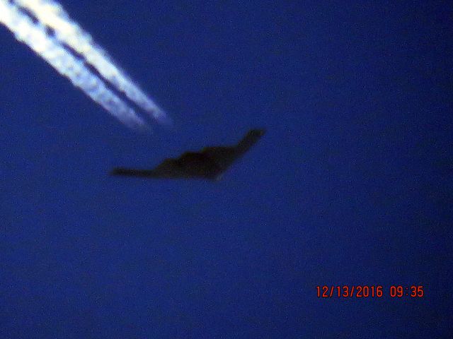 Northrop Spirit (82-1071) - Over Southeastern Kansas on an early morning flight.